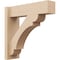 Ekena Millwork 8-in W x 30-in D x 36-in H Olympic Block Rough Cedar Woodgrain TimberThane Outlooker, Primed Tan OUTUR080X30X36OLY44RCPR - alternate 1